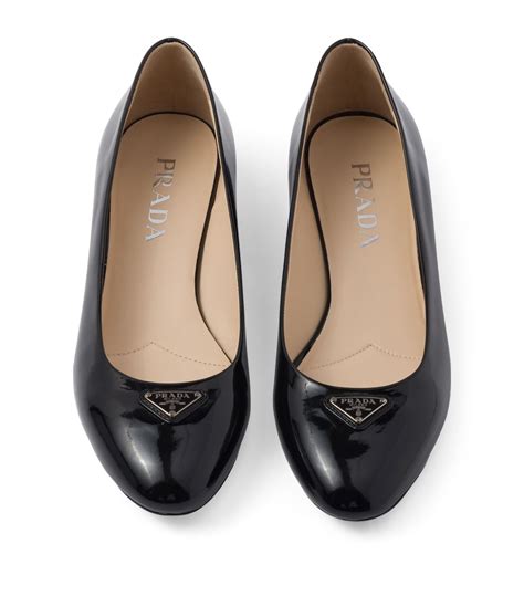 prada black ballet flats|prada ballet flats for sale.